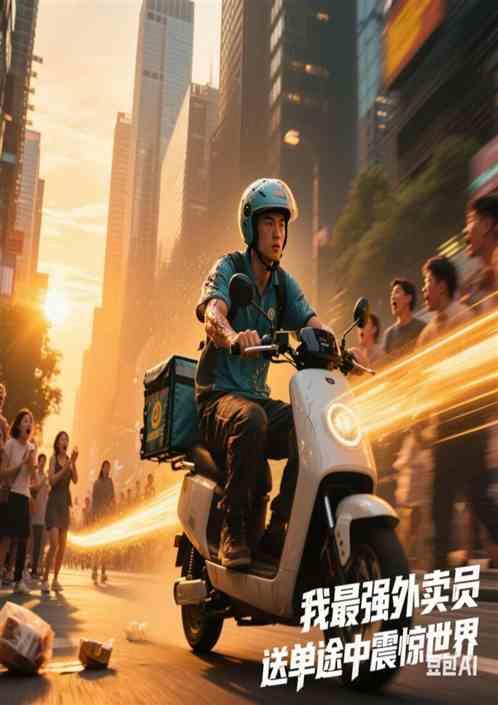 我最强外卖员送单途中震惊世界