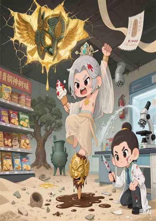 文物修复师与古蜀太子奇幻旅程