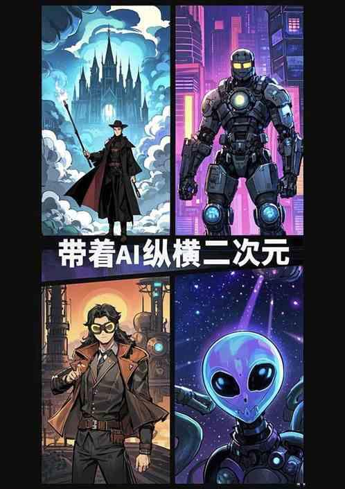 带着AI纵横二次元