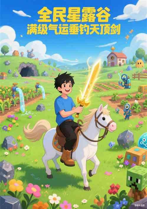 全民星露谷，满级气运垂钓天顶剑
